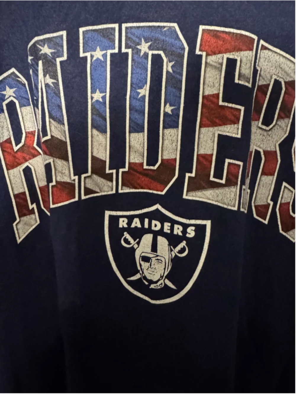 Las Vegas Oakland LA Raiders NFL Blue Tee Men sz XL
